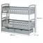 Posteľ Ignas 90x200 grey,2