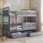 Posteľ Ignas 90x200 grey,3