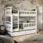 Posteľ Ignas 80x160 white,4