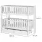 Posteľ Ksawery 80x180 white,2