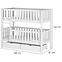 Posteľ Ksawery 80x180 white,2