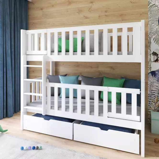Posteľ Ksawery 80x180 white,3