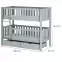 Posteľ Ksawery 80x180 grey,2