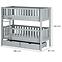 Posteľ Ksawery 80x180 grey,2