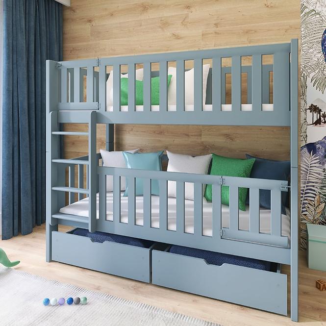 Posteľ Ksawery 80x180 grey