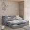 Posteľ Senso 90x200 grey,4