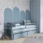 Posteľ Senso 80x160 grey,3