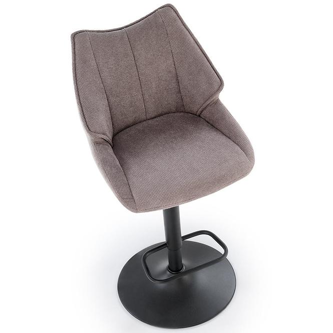 Barová Stolička H122 sivá/čierna,9