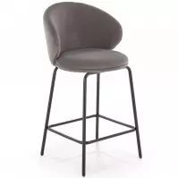 Barová Stolička H121 sivá/čierna