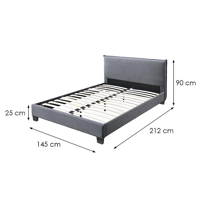 Posteľ s roštom Aurora 140x200,5