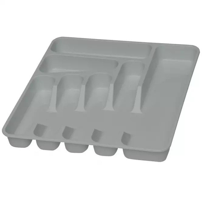 Organizér na príbor 7-dielny Nordic Grey 39,5x37x5 cm 130