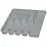 Organizér na príbor 7-dielny Nordic Grey 39,5x37x5 cm 130