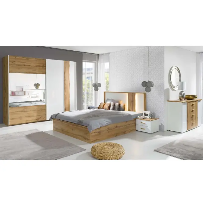 Komoda Wood 03 130 biela/wotan,10