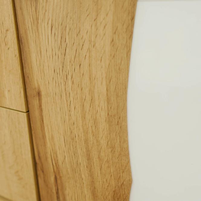Nočný stolík wood 23 x 2 biela/wotan