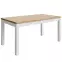 Stôl Agat 160+2x40 artisan/biela