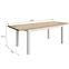 Stôl Agat 160+2x40 artisan/biela,3