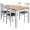 Stôl Agat 160+2x40 artisan/biela,4