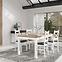 Stôl Agat 160+2x40 artisan/biela,6
