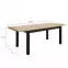 Stôl Agat 160+2x40 artisan/čierna,3