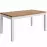 Stôl Agat 160+2x40 wotan/biela