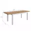 Stôl Agat 160+2x40 wotan/biela,3