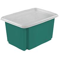 Otočný box s vekom 45l zelený 10539