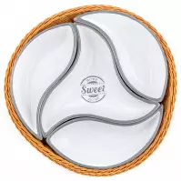 Misky v košíku Sweet Home 23 cm 60337092