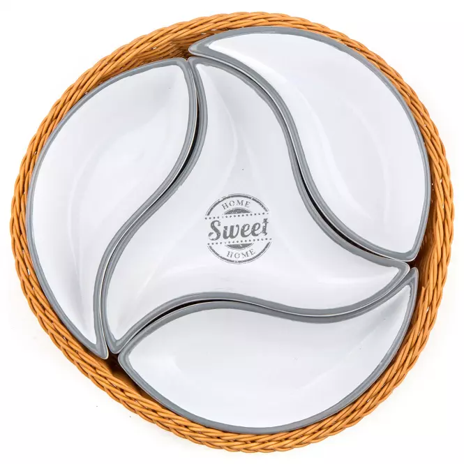 Misky v košíku Sweet Home 23 cm 60337092