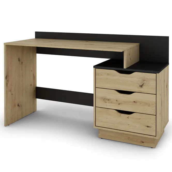 Písací Stôl Cesar 2 artisan/čierna,3