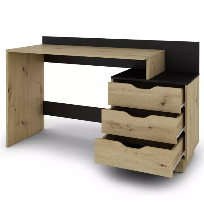 Písací Stôl Cesar 2 artisan/čierna