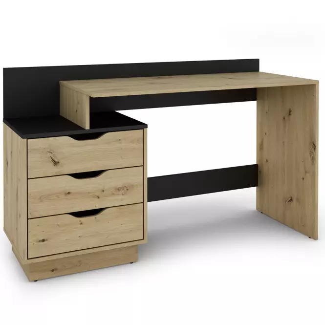 Písací Stôl Cesar 2 artisan/čierna