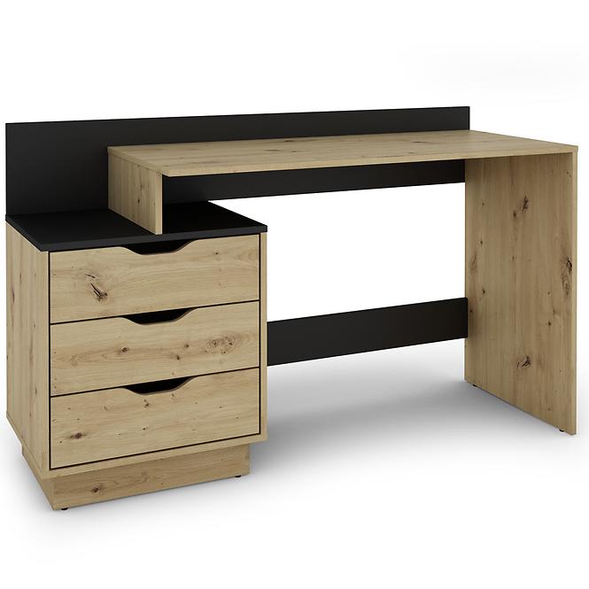 Písací Stôl Cesar 2 artisan/čierna