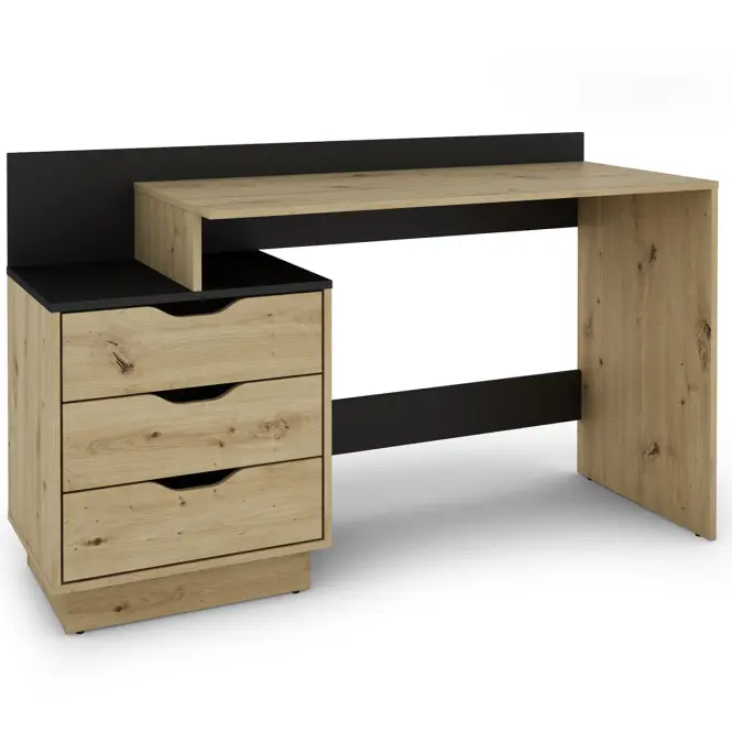 Písací Stôl Cesar 2 artisan/čierna,6
