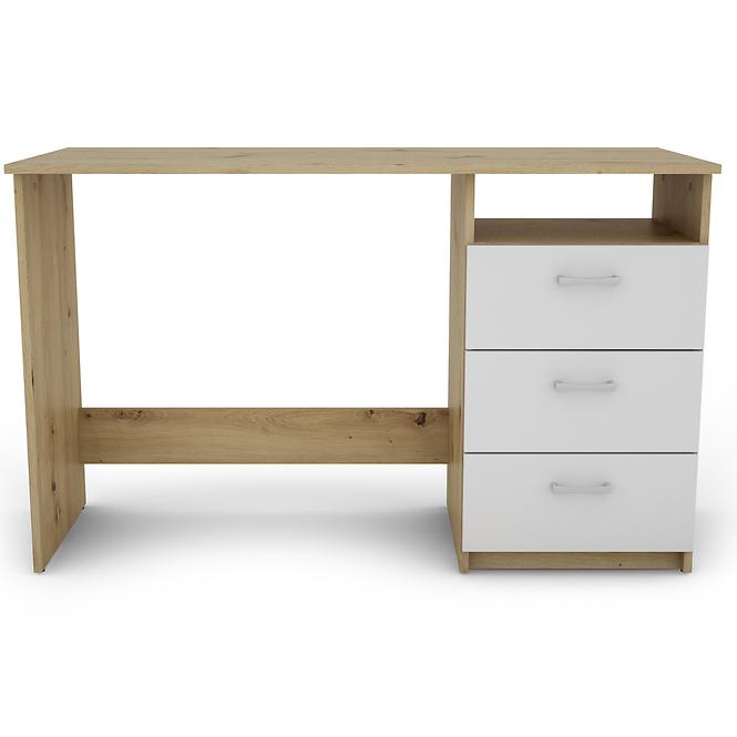 Písací Stôl Ernesto artisan/biela