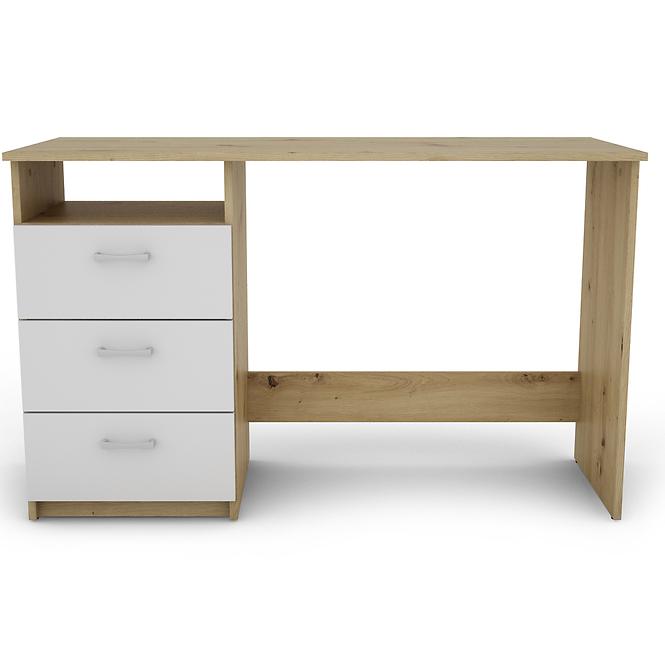Písací Stôl Ernesto artisan/biela