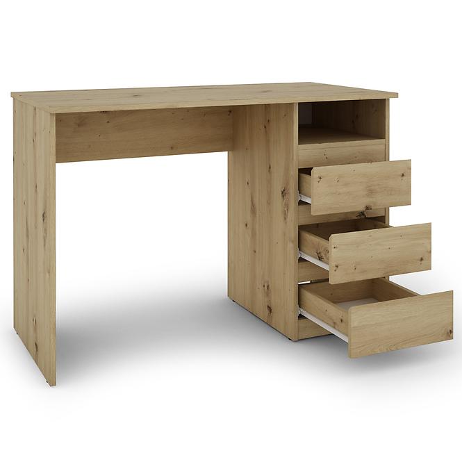 Písací Stôl Hugo BR 3S artisan,4