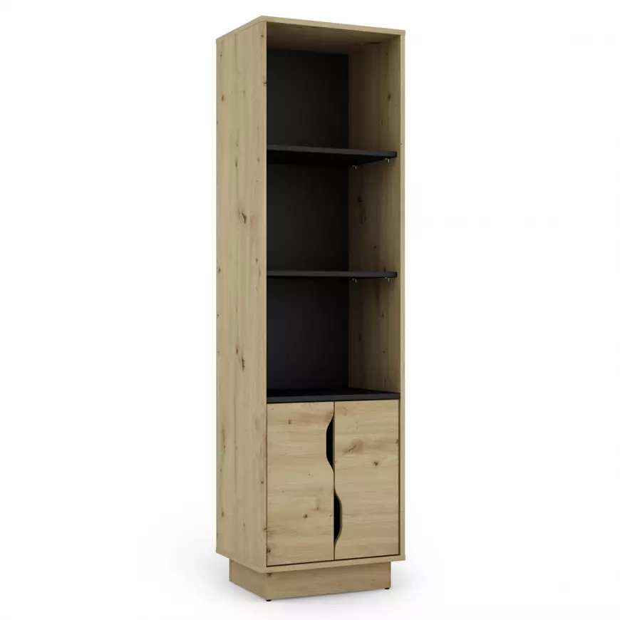 Regál Cesar 2 artisan/čierna