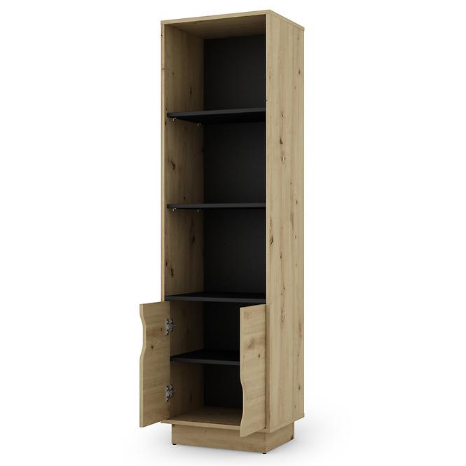 Regál Cesar 2 artisan/čierna