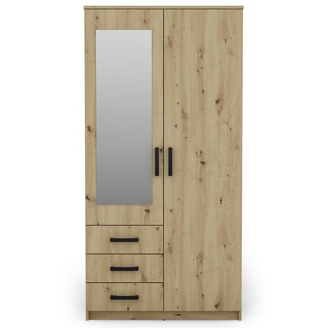 Skriňa Duna 2 artisan/zrkadlo