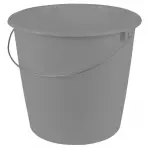 Vedro s kovovou rúčkou 10l sivá 28,5x26130