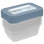 Súprava 5 dóz, rovné s modrou etiketou 15,5x10,5x6 0,5l 680