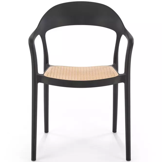 Stolička K530 čierna/prírodné