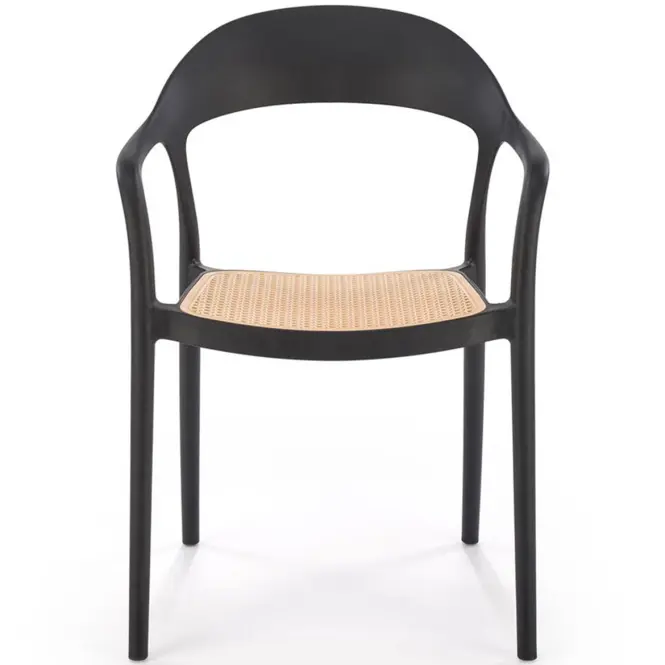 Stolička K530 čierna/prírodné,8