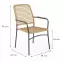 Stolička K457 rattan hnedá/čierna,9