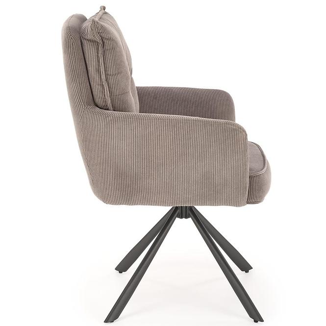 Stolička K528 sivá,5