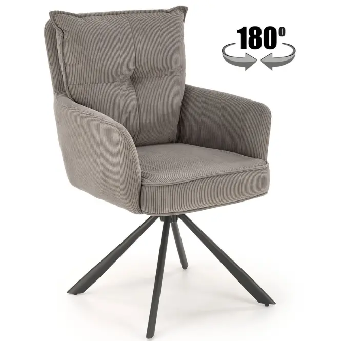 Stolička K528 sivá,8