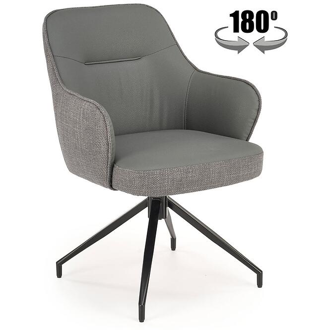 Stolička K527 popol/svetlý popol,8