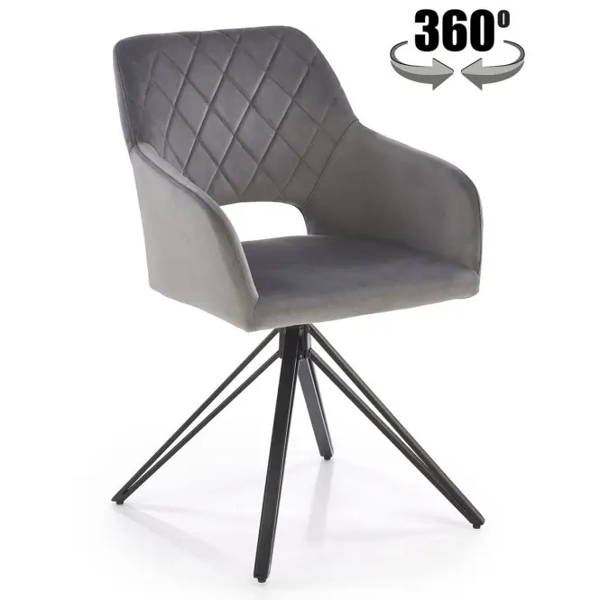Stolička K535 sivá,8