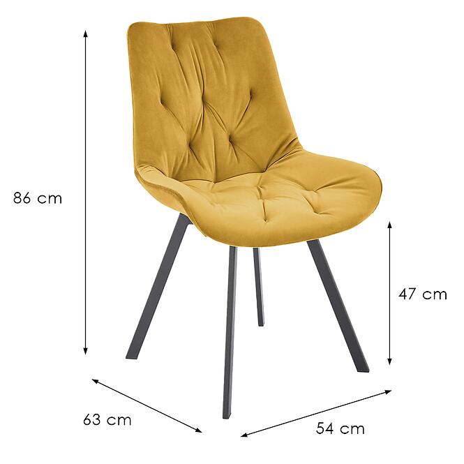 Stolička K519 horčicová