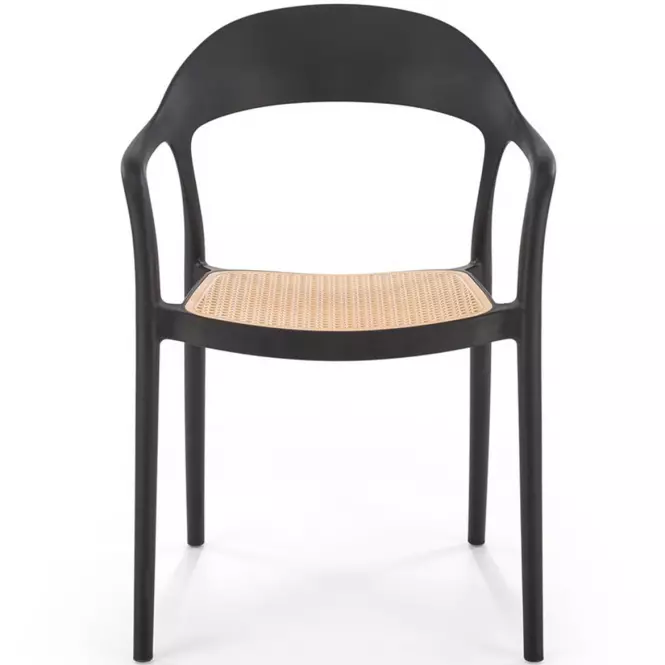 Stolička K530 čierna/prírodné